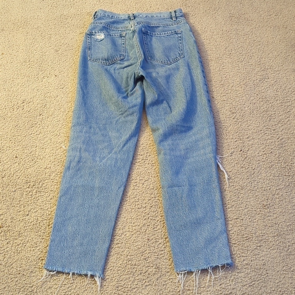 PacSun Ultra High Rise Slim Button Fly Light Wash Denim Jeans Size 24 - Picture 6 of 10